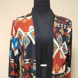 Aztec Bubble.B Women's Cardigan Size XL